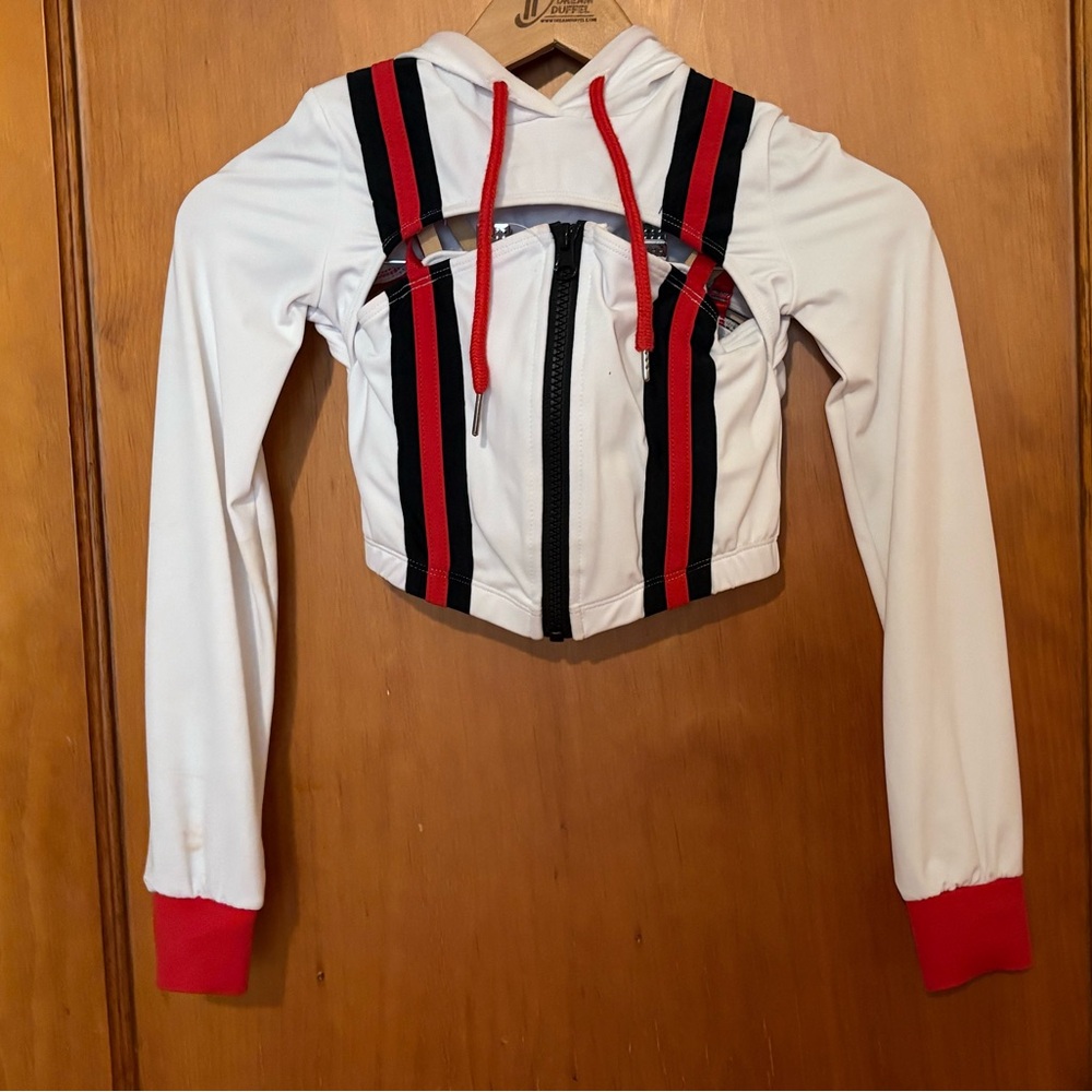 Kids Dance Jacket with Red and Black Accents